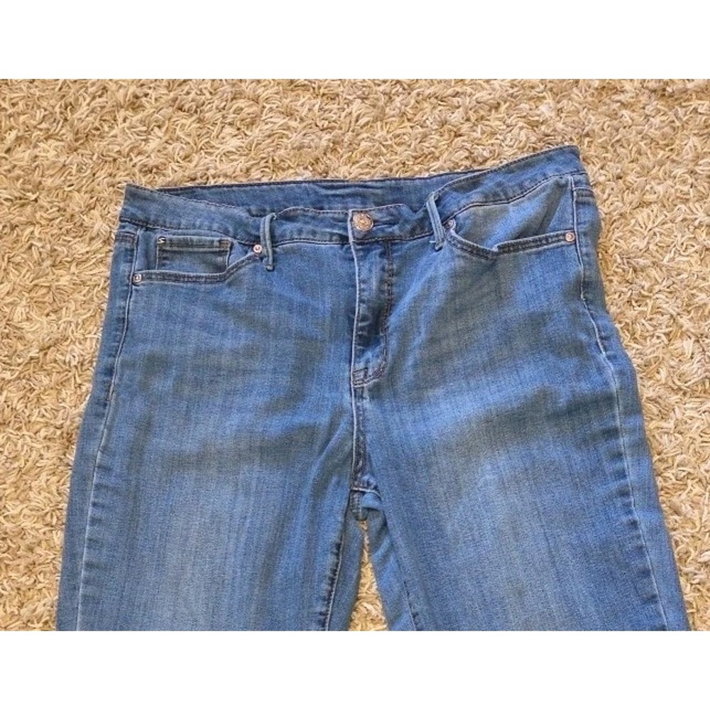 Seven7 Tower Straight Crop Jeans Size 14 Frayed Hems Distressed Affection
